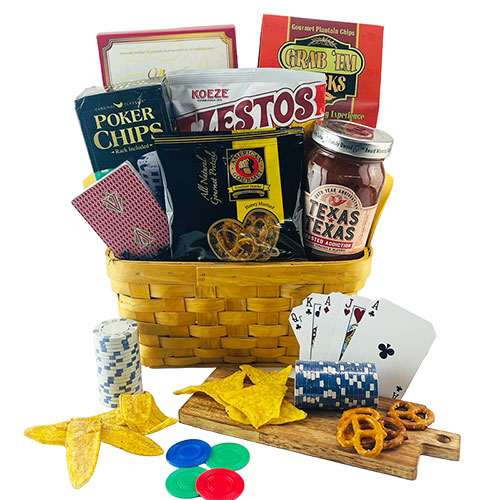 Full House Poker Gift Basket