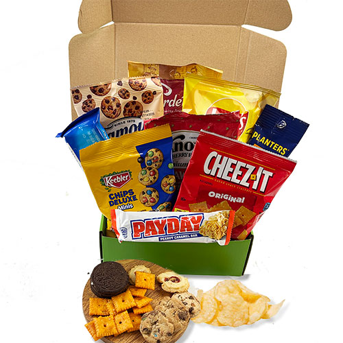 Snacks Box Variety Pack Care Package Mix Assortment Valentines Treats Gift  Basket Boxes Pack Adults Kids Candy, Fruit Snacks, Gift Snack Box for