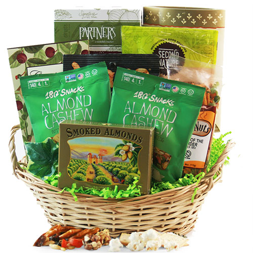 Guiltless Pleasures Healthy Gift Basket