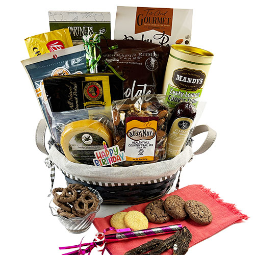 Happy Birthday Gift Basket for Women