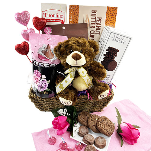 Happy Valentines Day Spa Basket