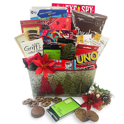 Christmas Gift Baskets Holiday Game Night Gift Basket DIYGB