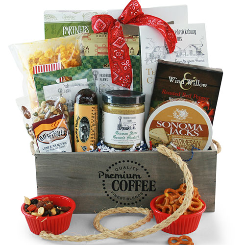 Night on the Town Wine Gift Basket by Pompei Baskets