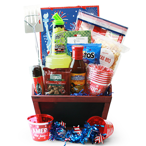 Independence Day 4th of July Gift Basket