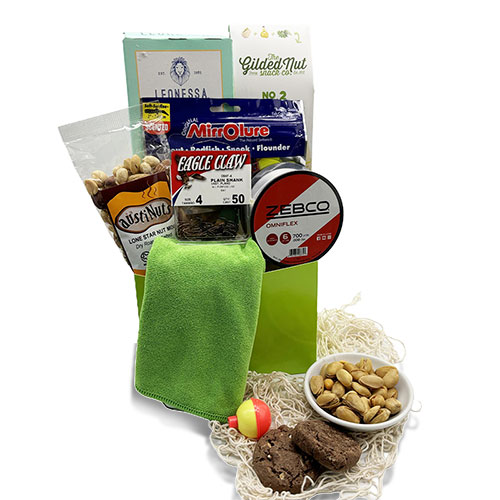 Saltwater Fishing Gift Basket, #Skip007