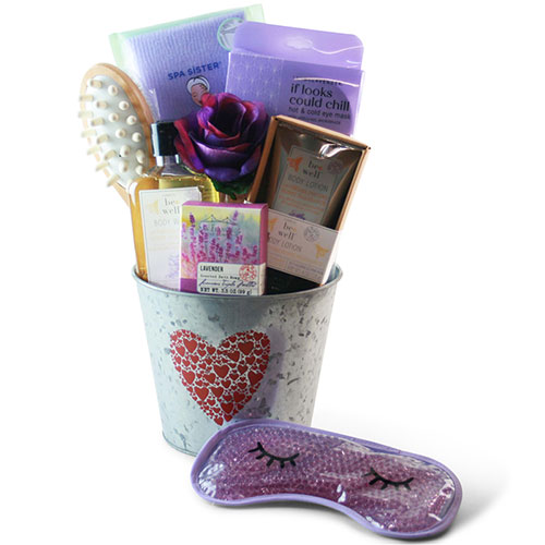 Lavender Love Spa Gift Basket