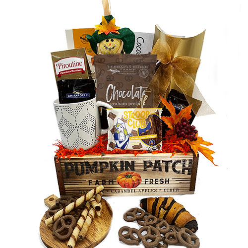 Pumpkin Patch Halloween Basket