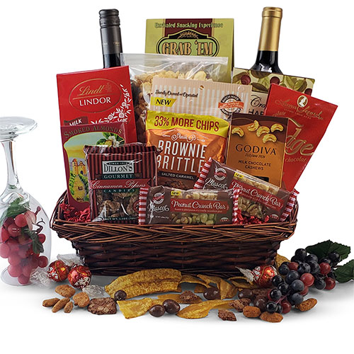 Red Wine Splendor Wine Gift Basket