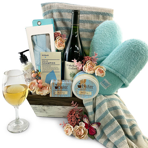 Relax and Unwine Wine Gift Basket