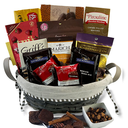 Sinfully Sweet Chocolate Gift Basket