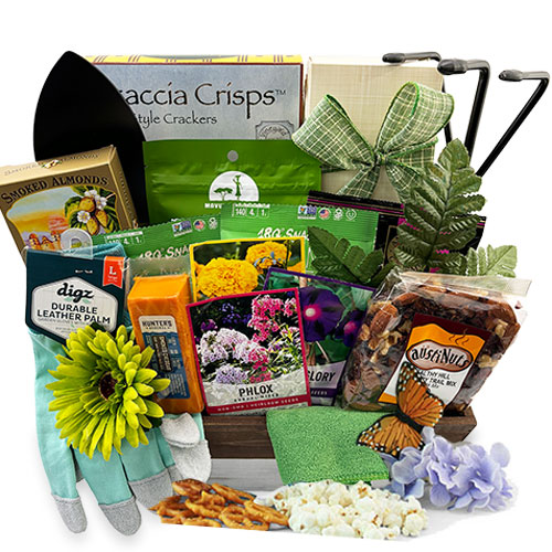 Gardening gift basket