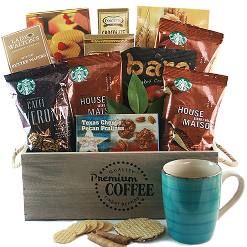 starbucks gift baskets in store