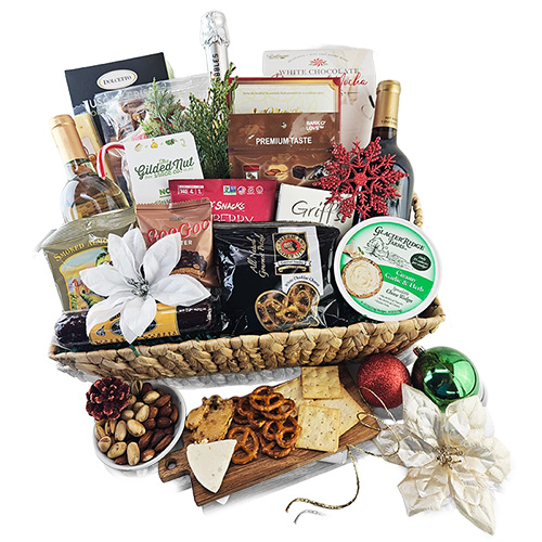 St Nicks Holiday Assortment Christmas Gift Basket