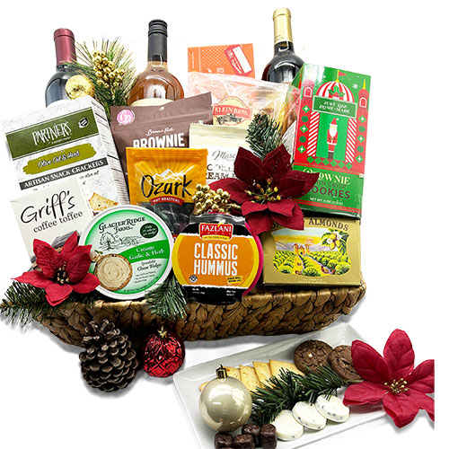 St Nicks Holiday Assortment Christmas Gift Basket