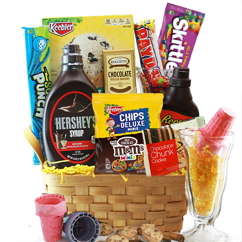 Sundae Night Special Med Ice Cream Gift Basket