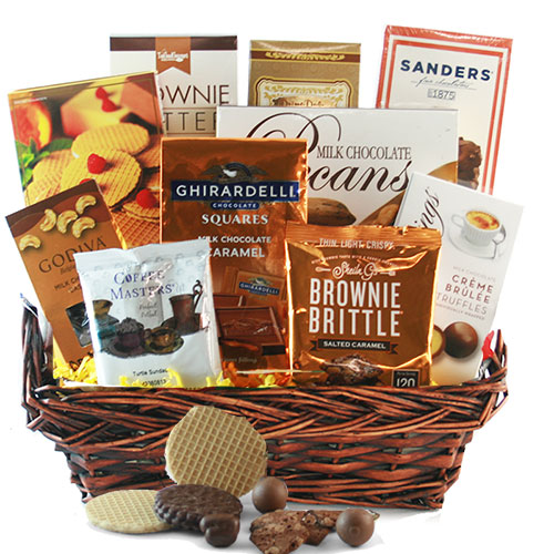Chocolate Gift Baskets Sweet Salty Chocolate Gift Basket DIYGB