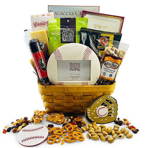 Take Me Out To The Ballgame Baseball Gift Basket