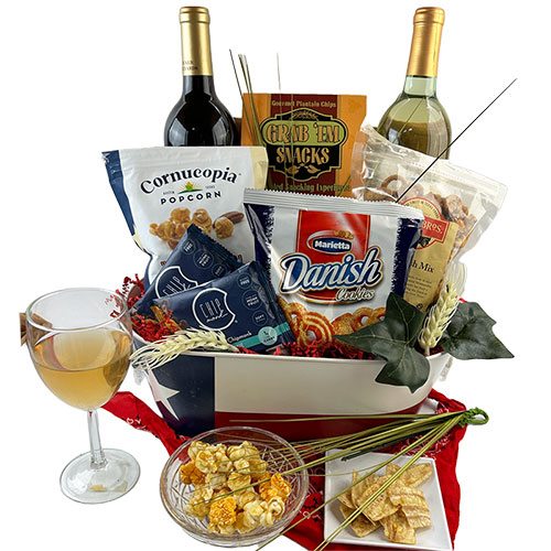 Champagne Gift Baskets  Healthy food and wine gifts, USA Delivery - Good 4  You Gift Baskets USA