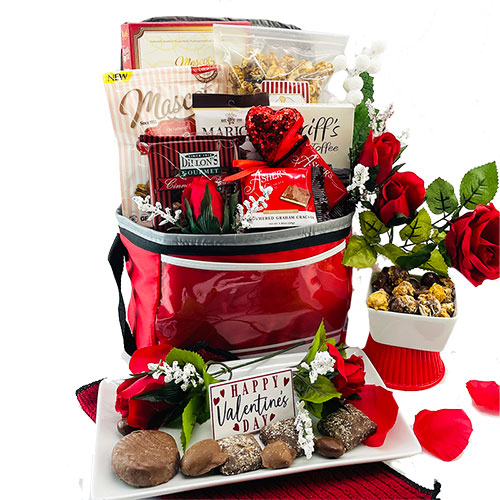 Valentines Day Snack Basket