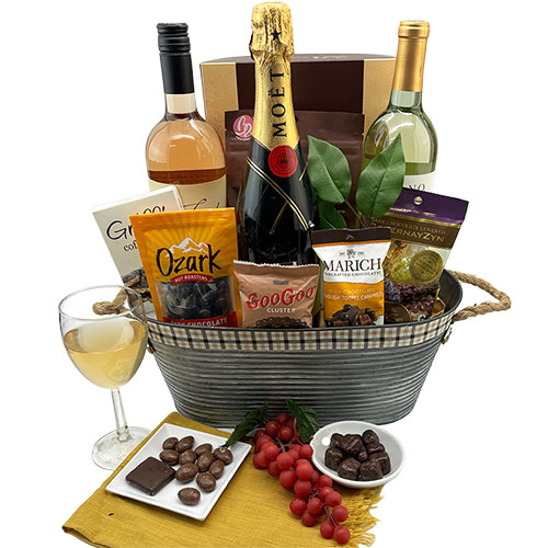 Wine Extravaganza Wine Gift Basket