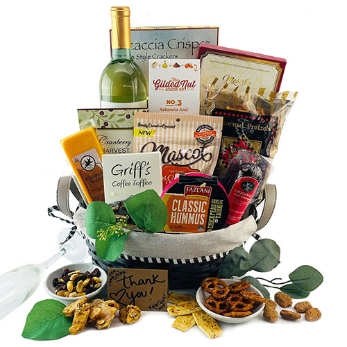 Wine Thank You! Wine Gift Basket