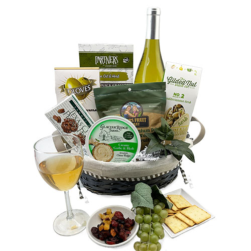 Buy our get well signature wine gift basket at