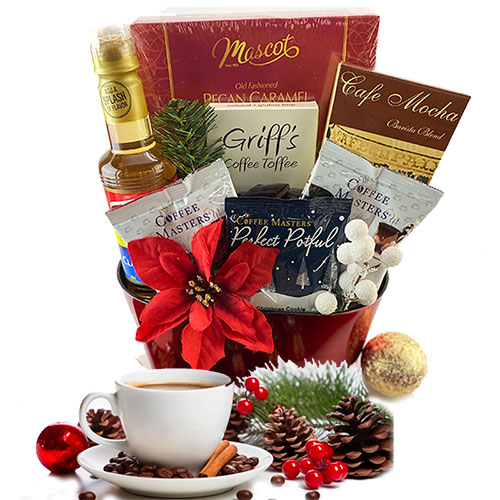 Christmas Coffee Gift Basket Classic