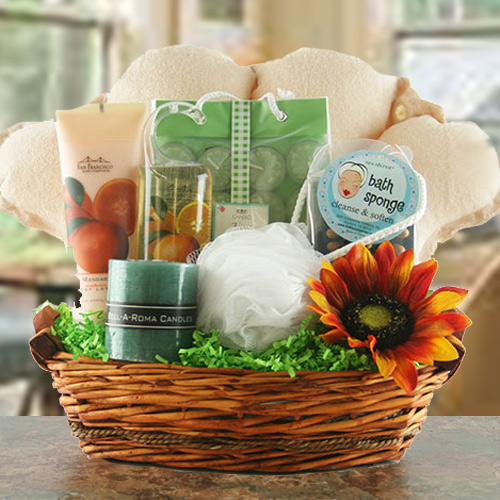 Spa Essentials - Spa Gift Basket