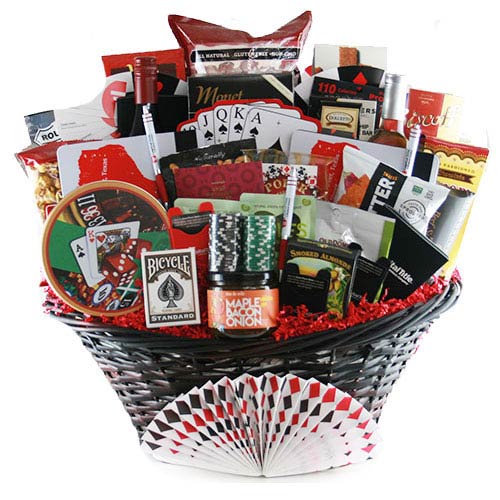 Corporate Poker Gift Basket